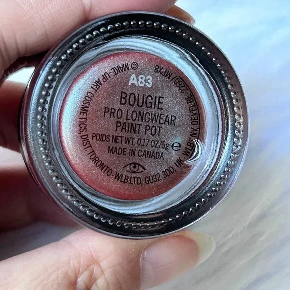New Mac Pro Longwear Paint Pot Eyeshadow~Bougie~Full size 5 g/0.17 oz - Picture 2 of 3
